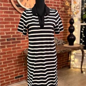 Tommy Bahama Black & White Cabana Dress